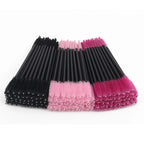 50pcs Double-Head Eyelash & Eyebrow Brushes – Micro Mascara Wands & Lash Extension Applicators
