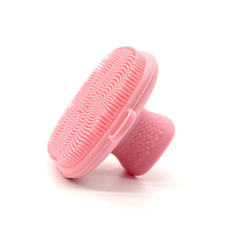 Silicone Face Cleansing Brush Pad – Exfoliating Blackhead Remover & Deep Facial Cleaner, Baby Bath Massager Tool
