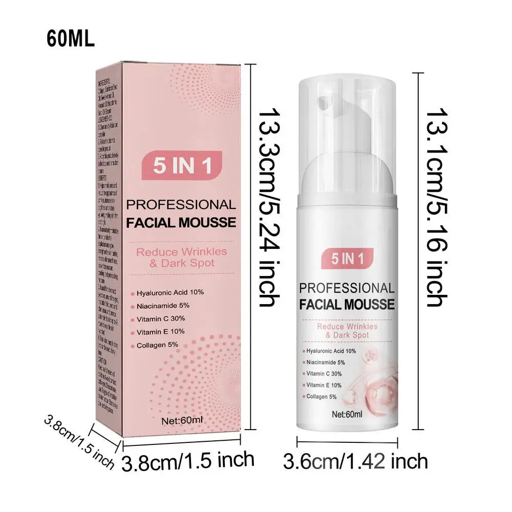 Facial Foaming Cleanser – Deep Clean, Oil Control, Moisturizing, Blackhead Removal