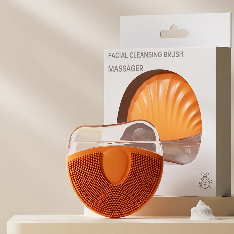 Silicone Facial Cleansing Brush – Deep Pore Exfoliating Skincare Tool