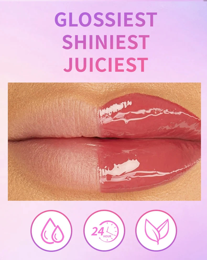 6-Piece Moisturizing Lip Oil Set – Long-Lasting Gloss, Travel-Friendly Gift