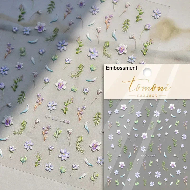 Sunflower & Autumn Harvest Nail Art Stickers