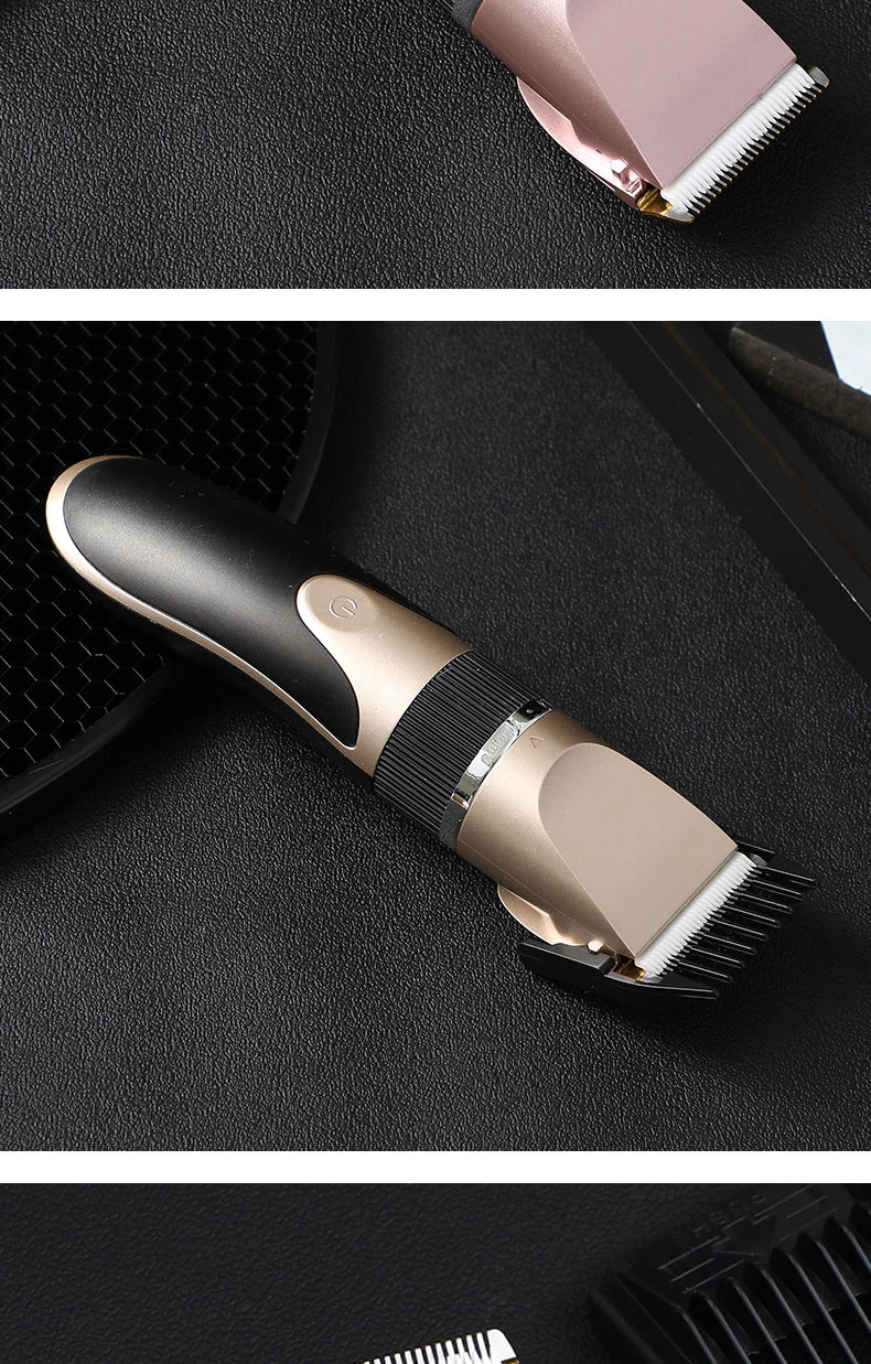 Men’s Professional Hair Clipper – Rechargeable Beard & Hair Trimmer