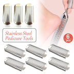 6pcs Foot File Callus Remover Set – Home Pedicure Tools for Dead Skin & Heel Care