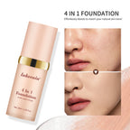 4-in-1 Color Changing Foundation – SPF 30+ Hydrating Longwear Makeup Base