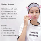 Silicone Face Cleansing Brush Pad – Exfoliating Blackhead Remover & Deep Facial Cleaner, Baby Bath Massager Tool