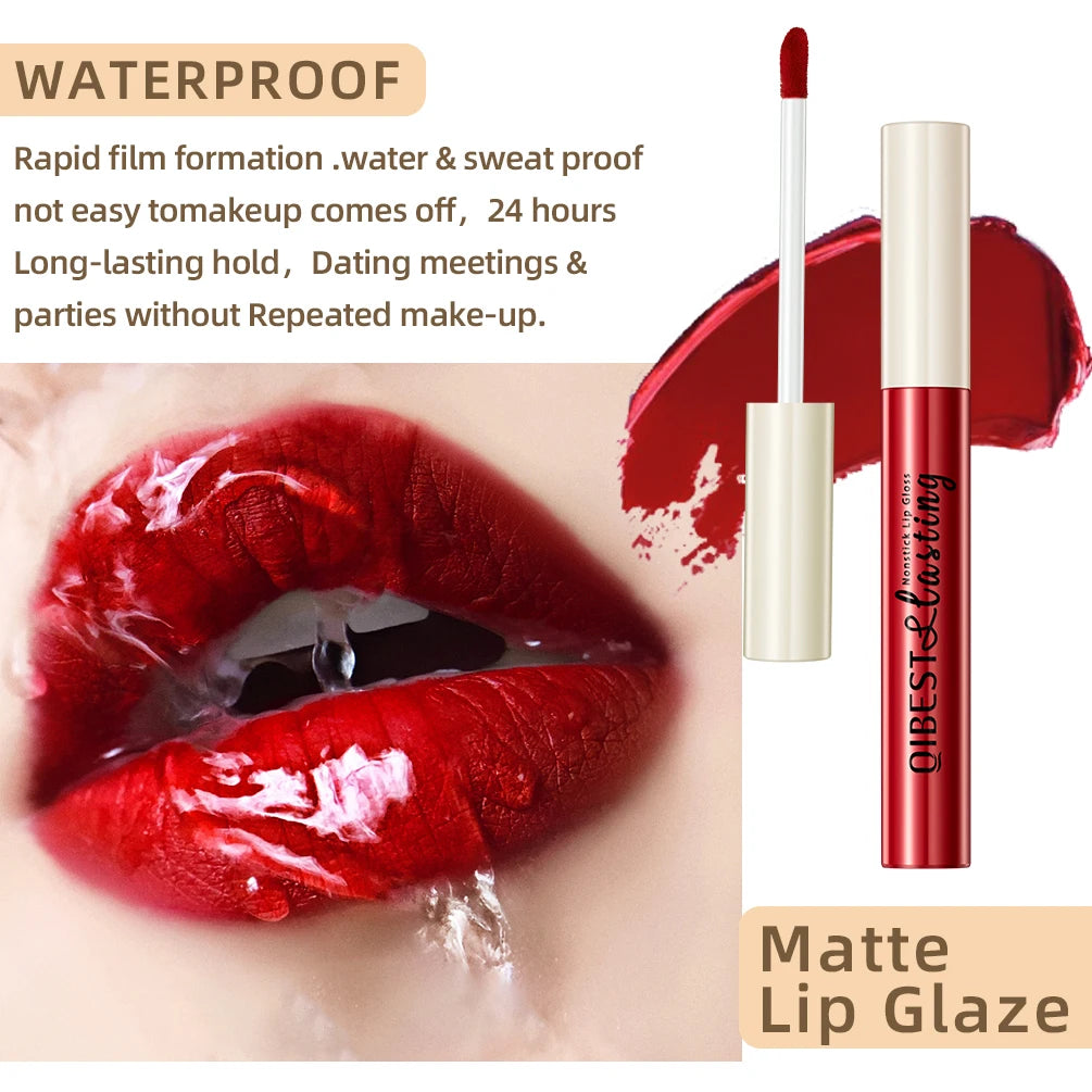 24 Colors Matte Liquid Lipstick Set – Long-Lasting, Waterproof, Non-Stick Velvet Lip Gloss