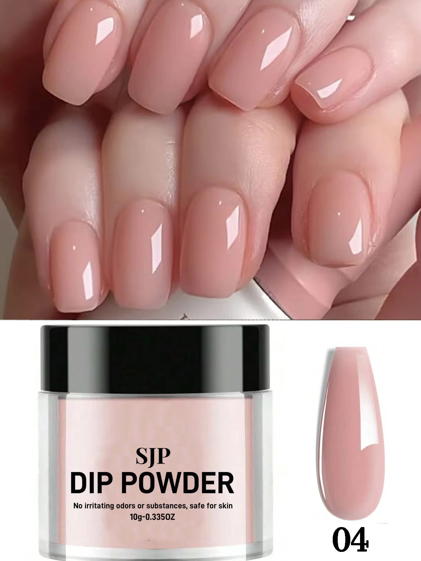 10g Color Dip Powder – Long-Lasting French Manicure Powder for DIY Home & Salon Use, No Curing Needed