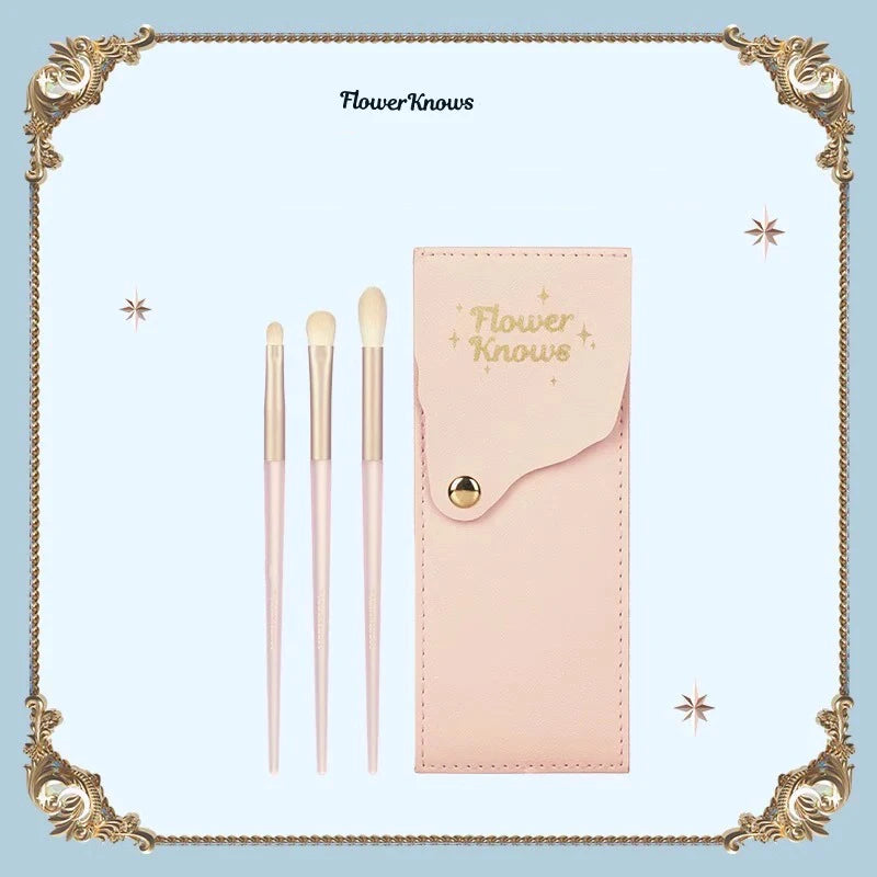 Flower Knows Swan Ballet Blush & Contour Makeup Brush Set