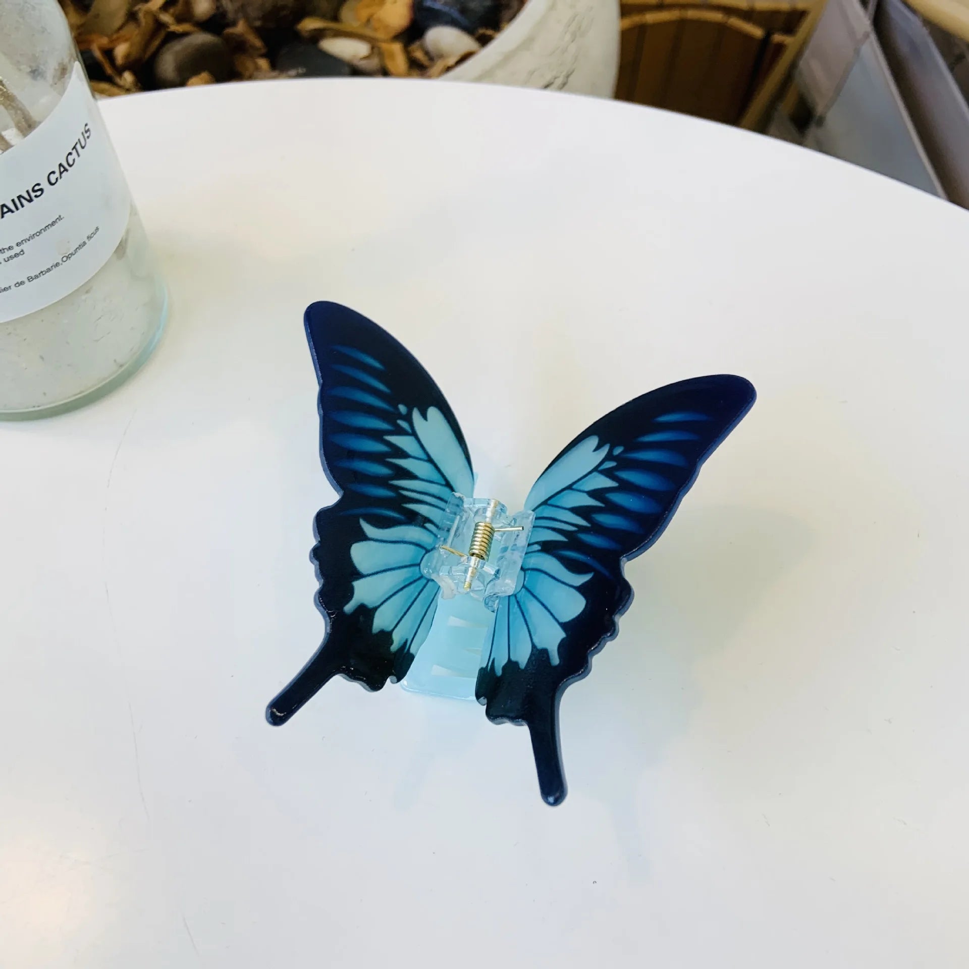 DuoShang Sweet Colorful Simulated Butterfly Acrylic Hair Claw – Cute Crab Clips for Women & Girls