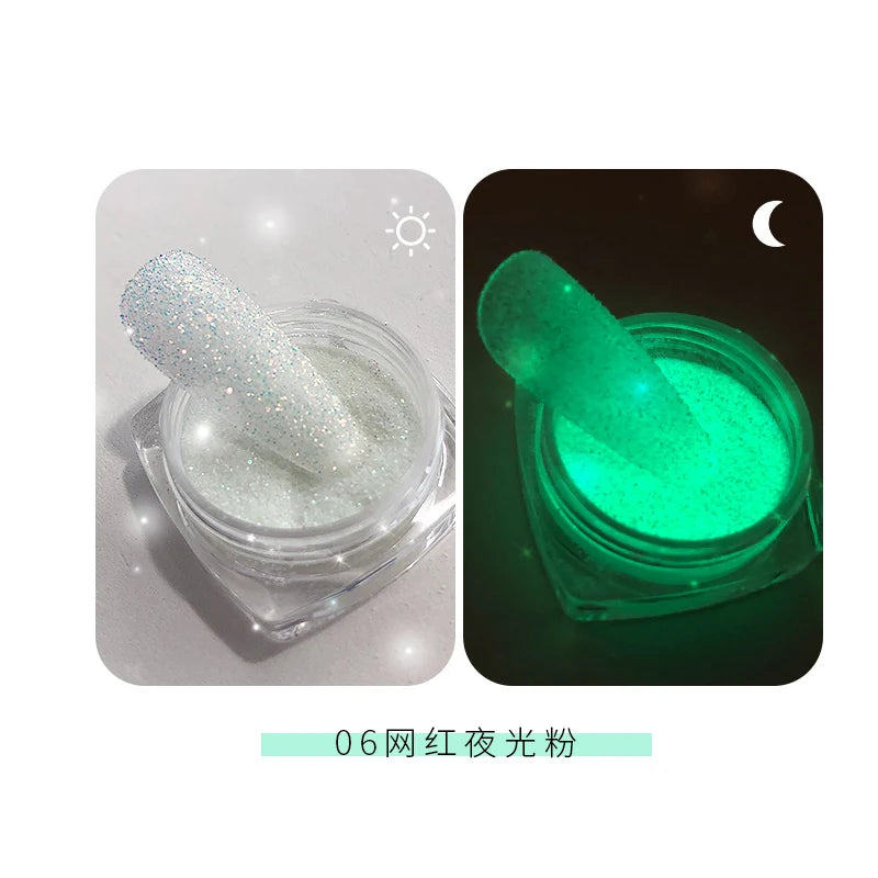 Gold Nail Mirror Glitter Powder – 50 Colors Metallic Chrome Dust Pigment for Gel Polish & Mirror Effect Manicure