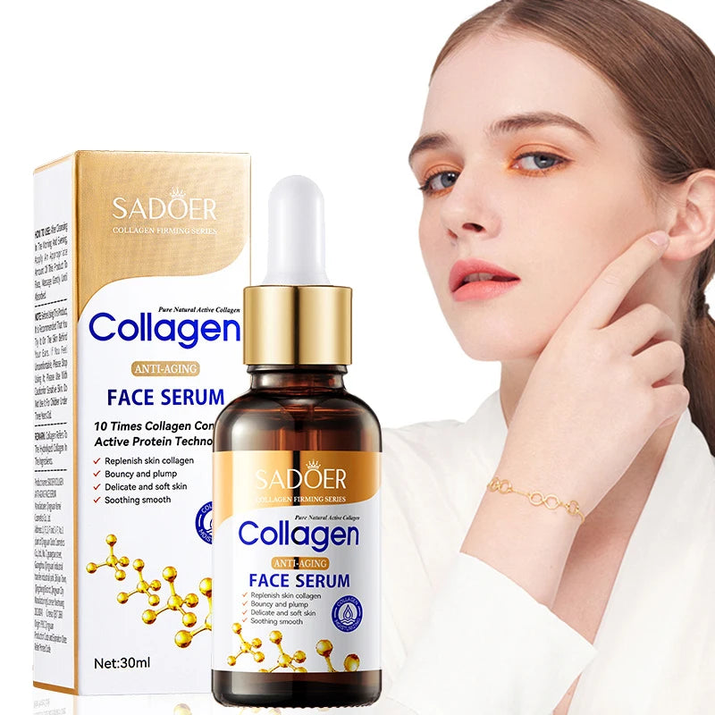 3pcs Collagen Face Serum Set – Firming & Moisturizing Facial Essence