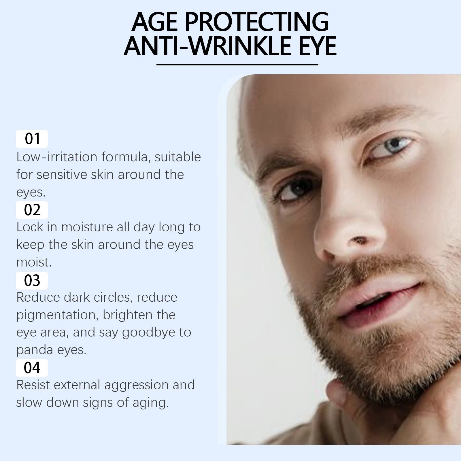 Hyaluronic Acid Facial Care Set for Men – Oil Control, Hydration & Skin Firming Moisturizer Kit