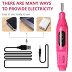 Electric Nail Drill Machine – Professional Manicure Milling Cutter & Nail Art Drill Pen for Salon Use