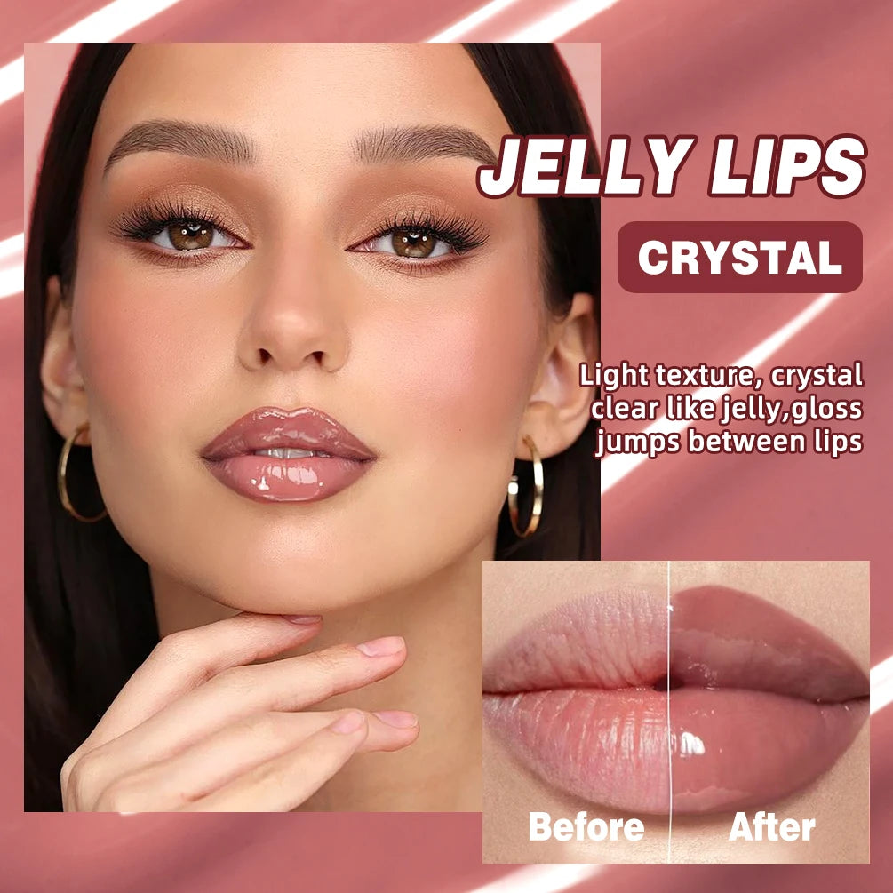 Nude Brown Plumping Lip Gloss – Moisturizing & Tinted, 12g
