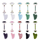 Natural Jade Gua Sha & Roller Massage Set