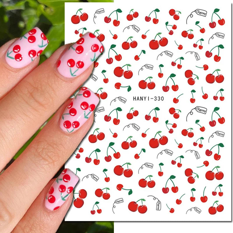 3D Floral & Butterfly Nail Art Stickers