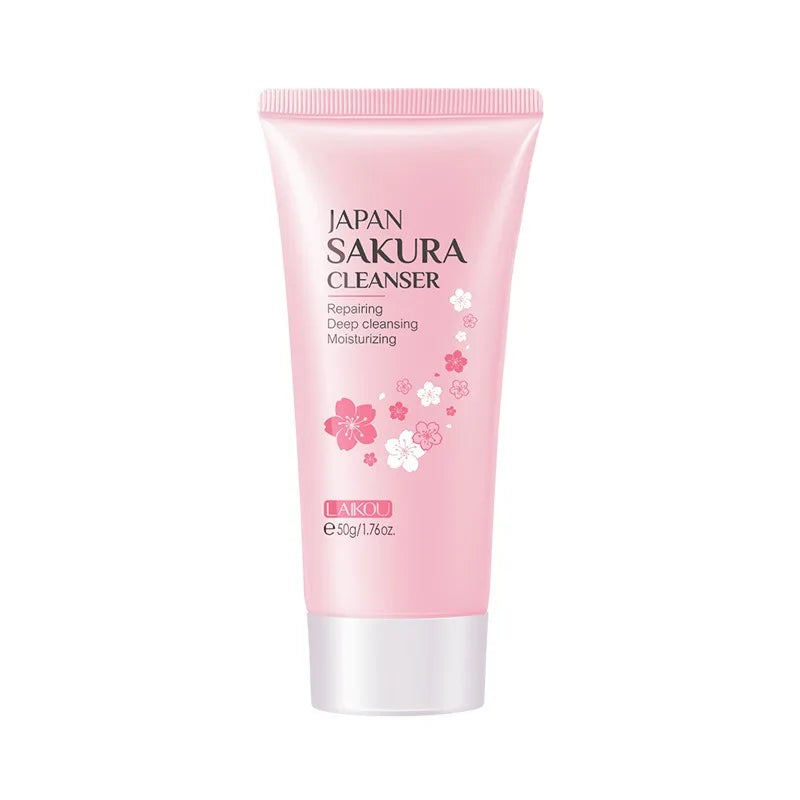 Sakura Rich Foam Face Wash – Deep Cleansing, Oil Control & Blackhead Removal