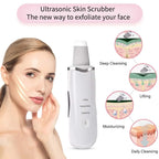 Deep Vibration Facial Skin Scrubber – Pore Cleaner & Massaging Spatula for Glowing Skin