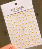 3D Y2K Hibiscus Floral Nail Stickers