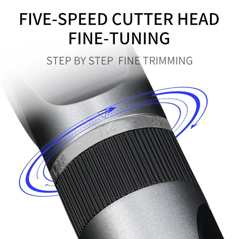 Men’s Professional Hair Clipper – Rechargeable Beard & Hair Trimmer