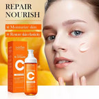 5x Vitamin C Skincare Set – Cleanser, Lotion, Eye Cream & Serum for Brightening & Even Skin Tone
