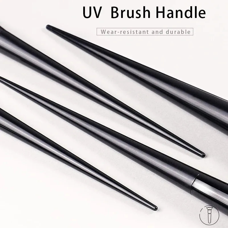 Makeup Brush 04 – Soft Highlight Brush with Black Handle