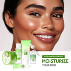 Aloe Vera Skin Care Set – Cleanser, Toner, Serum & Lip Balm (6 pcs) | Deep Hydration & Smooth Skin