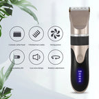 Men’s Professional Hair Clipper – Rechargeable Beard & Hair Trimmer