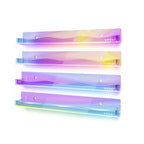 Wall-Mounted Acrylic Display Rack – 2/4pcs for Nail Polish or Vinyl Records