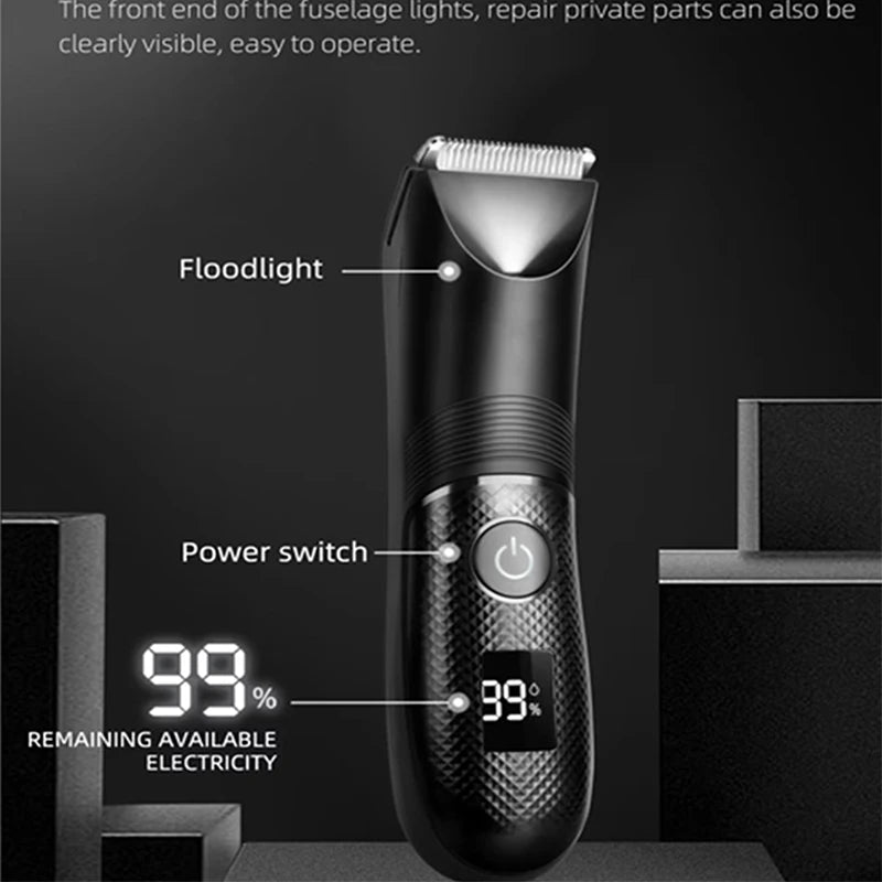 Electric Body & Beard Hair Trimmer – Men’s Grooming Kit