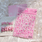 5D Anime Nail Stickers – Hello Kitty, Kuromi & Cinnamoroll