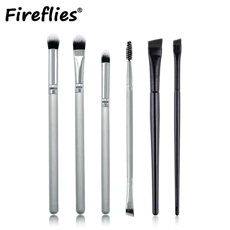 Black Crease Eye Shadow Brush Set – Soft Synthetic Hair, Travel-Friendly