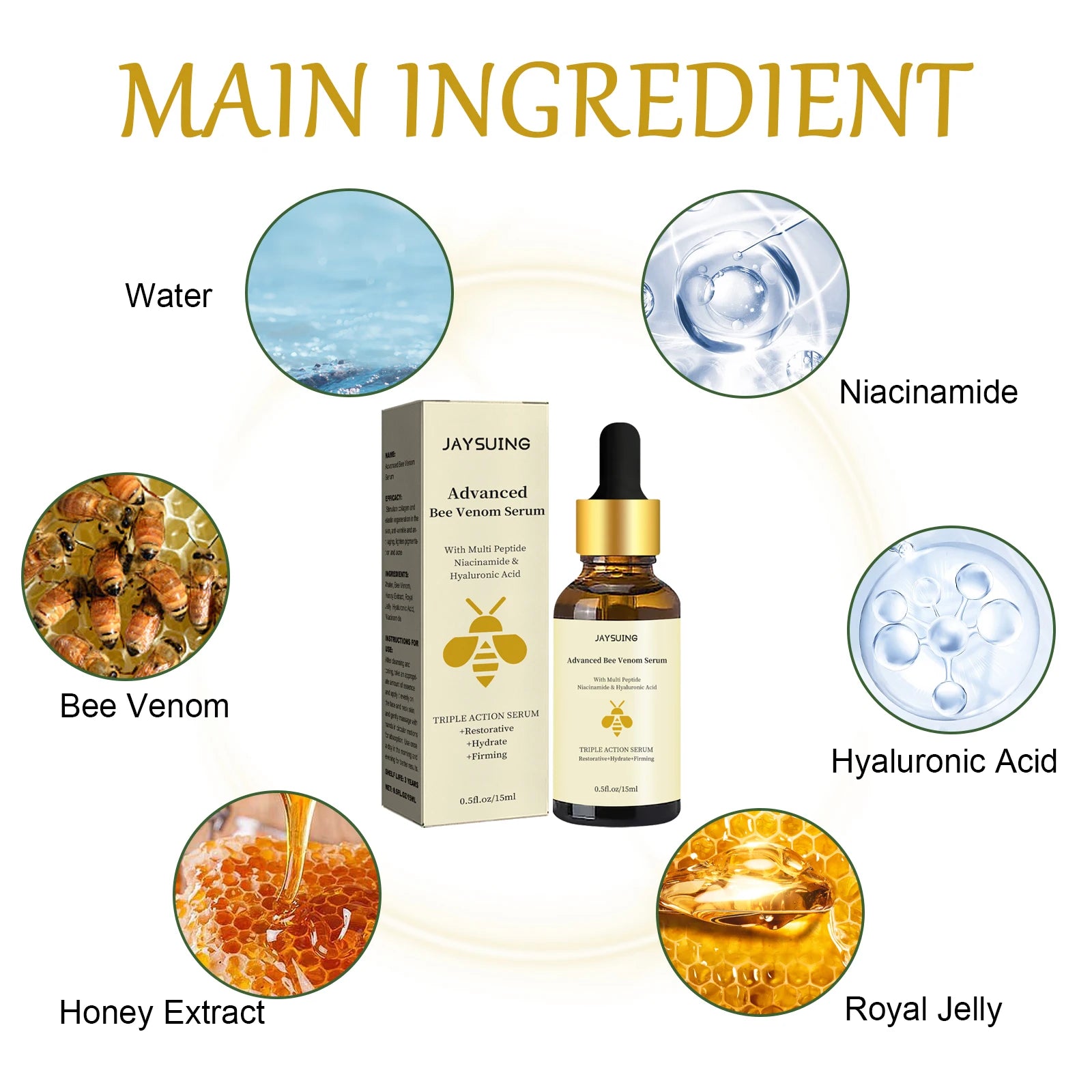 Advanced Bee Venom Serum – Firming, Brightening & Anti-Aging Facial Essence