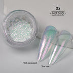 10g Gradient Pearl Nail Powder – Metallic Aurora Effect Glitter Dust for UV Gel Nail Art Decorations