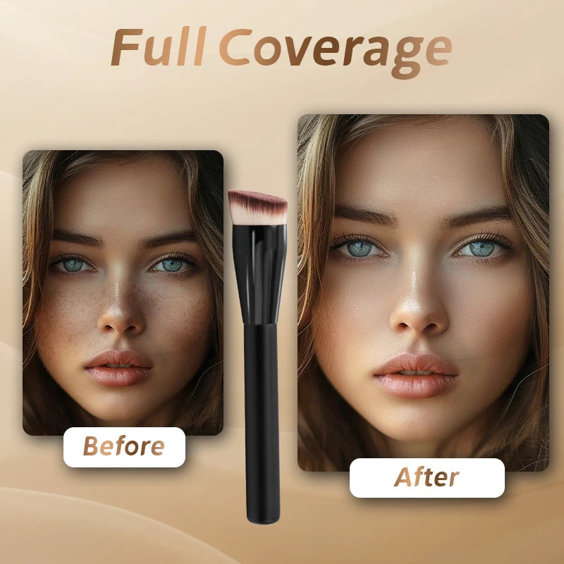 1PCS Makeup Brush – Foundation, Concealer, Powder, Blush & Contour with Box