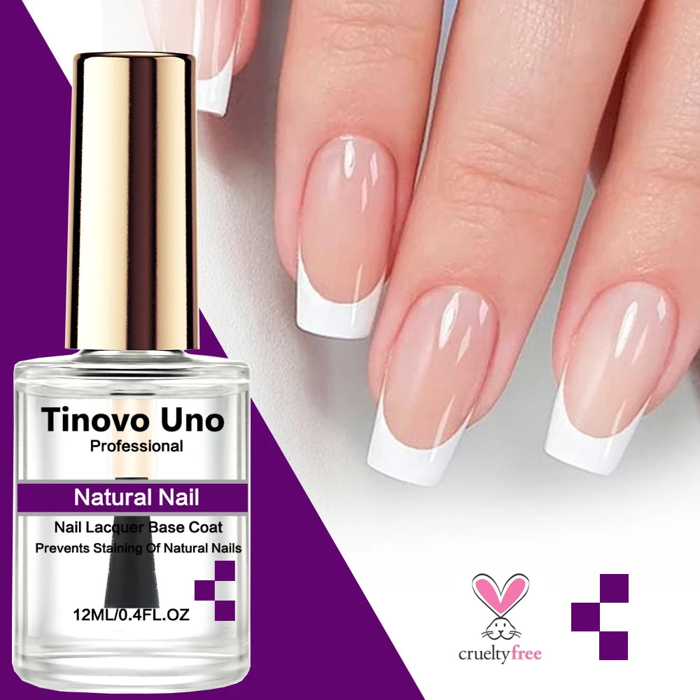 Natural Nail Lacquer Base Coat – Quick Dry & High Shine