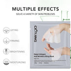 24/12Pcs Collagen Deep Hydrating Face Masks – Anti-Wrinkle, Brightening & Lifting Skincare Treatment