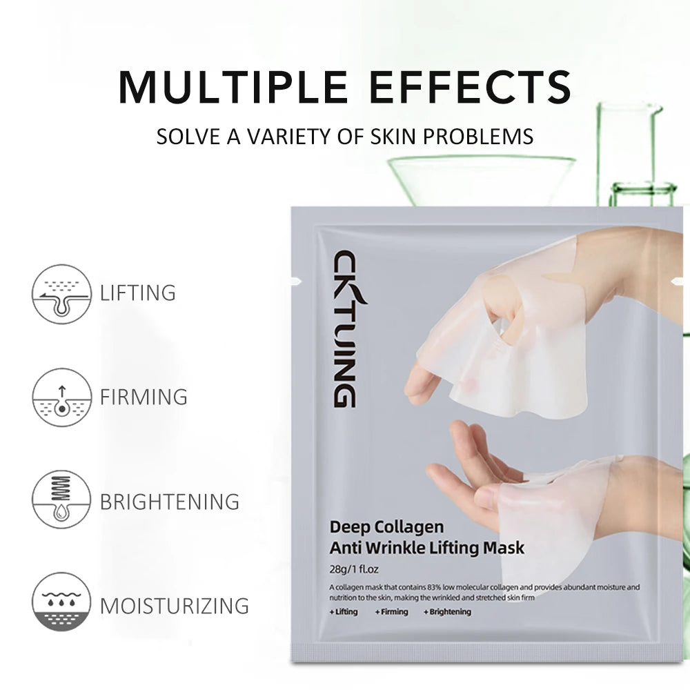 24/12Pcs Collagen Deep Hydrating Face Masks – Anti-Wrinkle, Brightening & Lifting Skincare Treatment