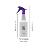 26oz Refillable Spray Bottle with Flex Nozzle for Cleaning & Plants