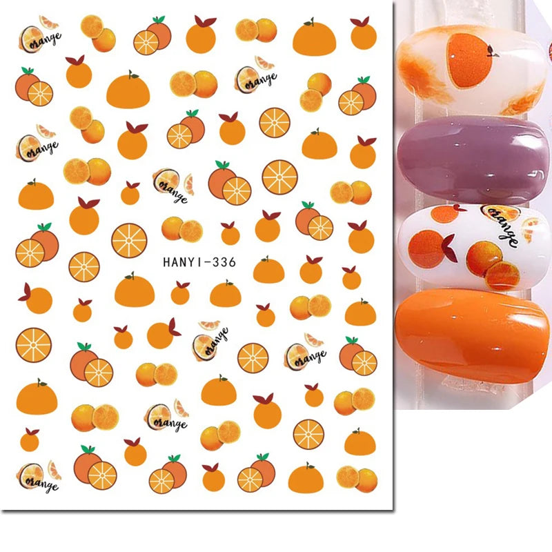 3D Floral & Butterfly Nail Art Stickers