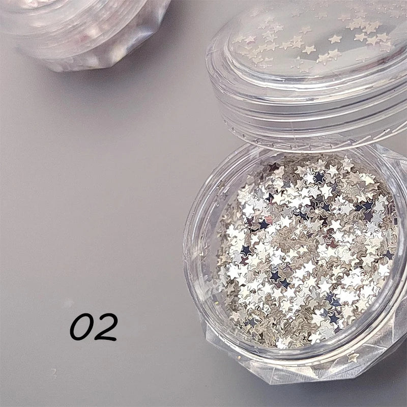 10g Gradient Pearl Nail Powder – Metallic Aurora Effect Glitter Dust for UV Gel Nail Art Decorations