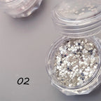 10g Gradient Pearl Nail Powder – Metallic Aurora Effect Glitter Dust for UV Gel Nail Art Decorations