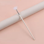 1/8pcs Fan Acid Facial Brush Set – Soft Portable Mask Brushes for Skin Care & Beauty Salon Use