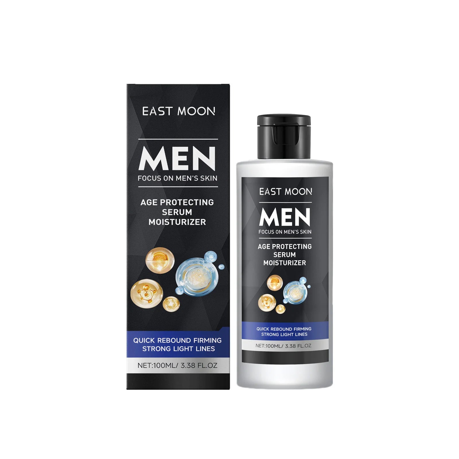 Hyaluronic Acid Facial Care Set for Men – Oil Control, Hydration & Skin Firming Moisturizer Kit