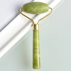 Xiuyan Jade Facial Massage Roller – Wooden Handle Barbed Stick