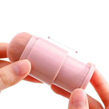 Portable Mini Retractable Blush Brush Soft Loose Powder Foundation Makeup Brush Multi Functional Beauty Makeup Tool