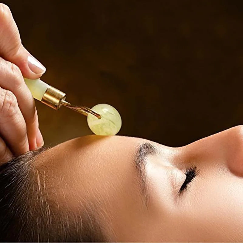 Jade Roller & Gua Sha Set – Anti-Aging Facial Massager