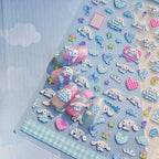5D Anime Nail Stickers – Hello Kitty, Kuromi & Cinnamoroll