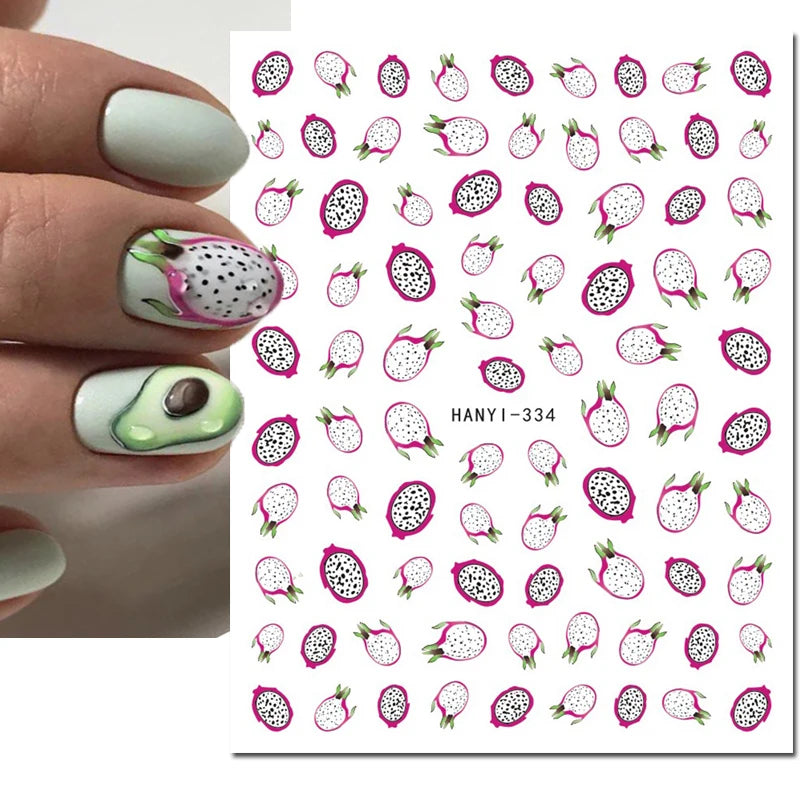 3D Floral & Butterfly Nail Art Stickers